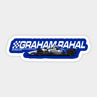 Graham Rahal 2022 (white) Sticker